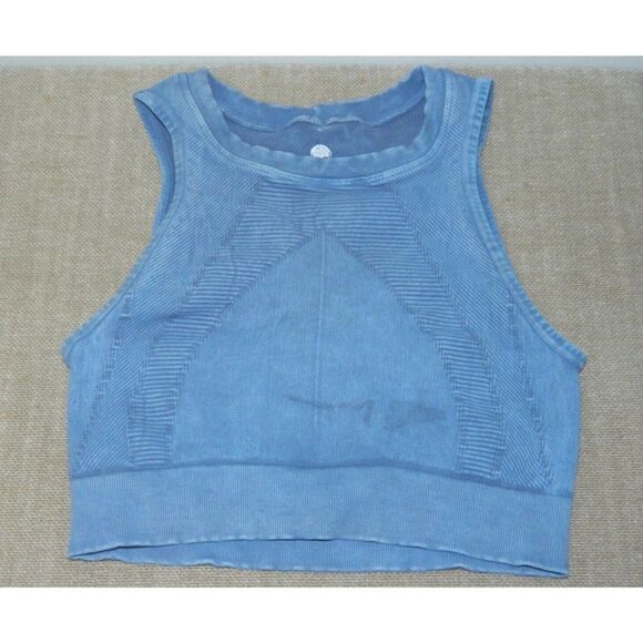 Soul Cycle x Nux Active Sports Bra Size Small Blue  Crop Tank Top - Picture 1 of 9